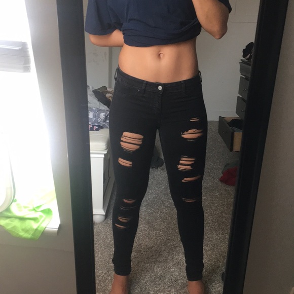 HOLLISTER SUPER SKINNY JEANS - Picture 1 of 5